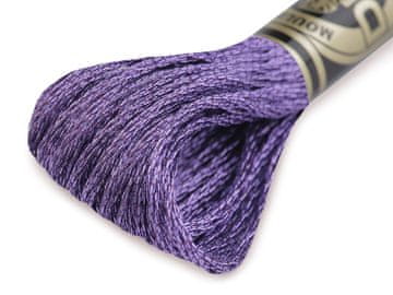 Vezeninska preja DMC Mouliné Light Effects - E3837 Amethyst