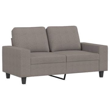 Vidaxl Dvosed taupe 120 cm blago