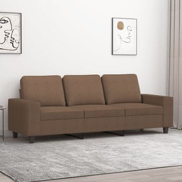 Vidaxl vidaXL Trosed, rjav, 180 cm, oblazinjen s tkanino