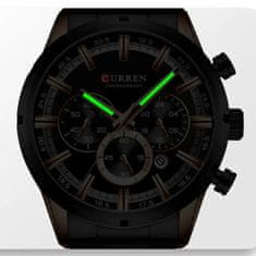 Curren CURREN 8355 New Fashion Chronograph Quartz Watch za moške - iz nerjavečega jekla Luksuzni športni ura, Top Brand Elegance in Relogio Masculino