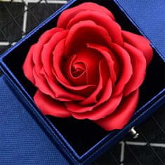 Netscroll Rožnato zlata ogrlica Ljubezen s projekcijo v 100 jezikih in darilnim setom Večne vrtnice, 925 srebro, GiftBox