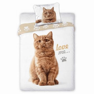 Faro Posteljnina z motivom muce