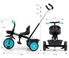 MILLY MALLY Axel Black tricikel