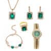 Netscroll Elegantni ženski 5-v-1 set nakita z uro, zapestnico, ogrlico, prstanom in uhani - Popoln za vsako priložnost, TimelessJewlery