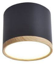shumee STROPNA SVETILKA TUBA 9W LED 8,8/7,5 LES + ČRNA 4000K