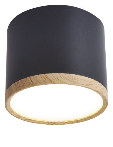 shumee STROPNA SVETILKA TUBA 9W LED 8,8/7,5 LES + ČRNA 4000K
