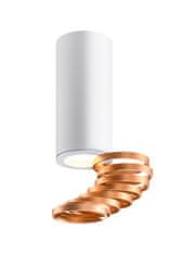 shumee STROPNA SVETILKA TUBA 1X15W GU10 6/20 ZLATA+BELA