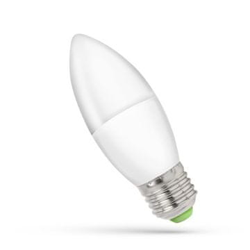 shumee LED svečka E-27 230V 6W Ww + Spectrum LED