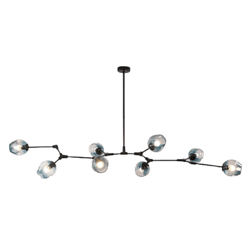 shumee Abigali SMOKEY stropna svetilka 9xE27