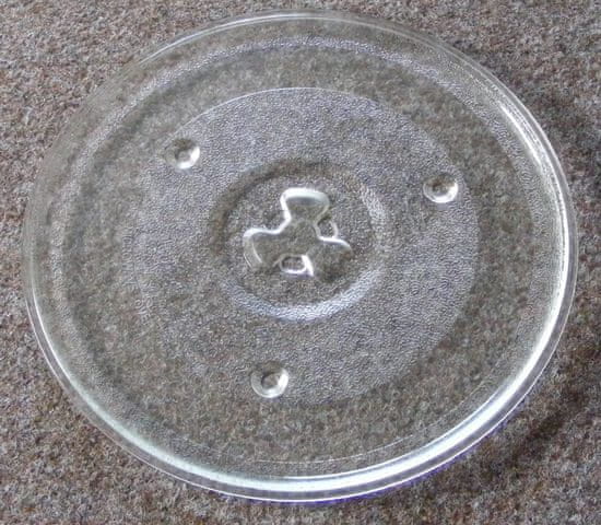ADOMO Stekleni krožnik za mikrovalovno pečico, 25,5 cm