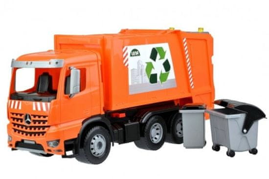 Alena Goliášová Plastični tovornjak za smeti 53cm Mercedes Arocs v škatli 54x26x20cm
