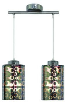 shumee NOCTURNO VISEČA SVETILKA 2X40W E27 KROM