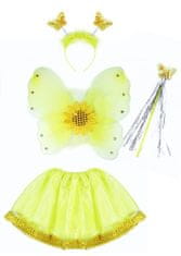 Rappa Otroški kostum Sončnica s krili