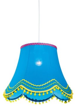 shumee ARLEKIN VISEČA SVETILKA 35 1X60W E27 MODRA