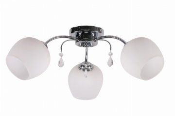 shumee STROPNA SVETILKA ZACHERA 3X40W E27 BELA
