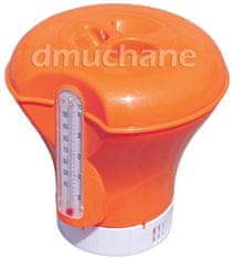Bestway Dozirnik za bazensko kemikalijo s termometrom, 58209 oranžna