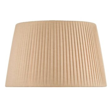 shumee Lyzette Taupe Faux Silk stožčasti senčnik za boben 36 cm