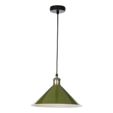 shumee Viseča svetilka Kinsley Easy Fit Metal Shade Gloss Green 30 cm