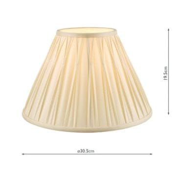 shumee Laura Ashley Fenn Silk Empire Drum Shade Ivory 30 cm/12 palcev