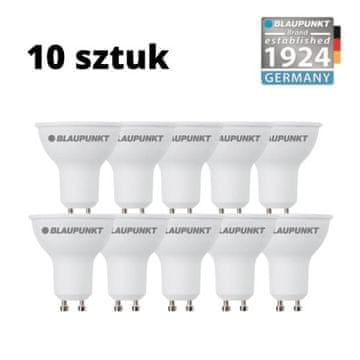 shumee Set 10 kosov - LED žarnice Blaupunkt GU10 5W, topla bela