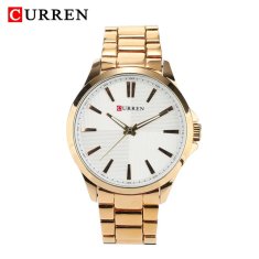 Curren CURREN 8322 Lepi moški Quartz Watch Enostavno, vendar priljubljeno iz nerjavečega jekla trak Watch Quartz Moški black