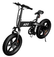 A DECE OASIS ADO A20F+ FATBIKE električno kolo, zložljivo, črno
