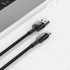 Tech-protect Ultraboost Evo kabel USB / USB-C 100W 5A 2m, črna