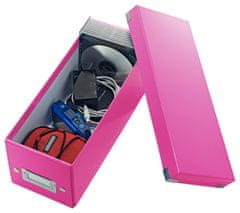 Leitz CD etui CLICK-N-STORE WOW, roza
