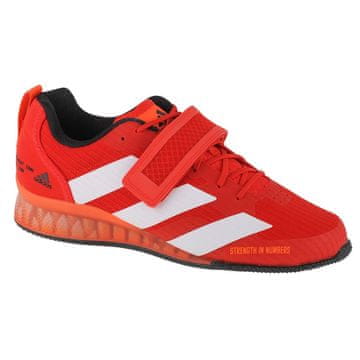 Adidas Čevlji za dvigovanje uteži rdeča 48 EU Adipower Weightlifting 3