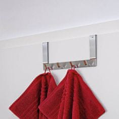 Kela Vratni obešalnik 6 kljuk Colgar nerjaveče jeklo mat srebrna 46,0x13,0x2,5cm KL-22229
