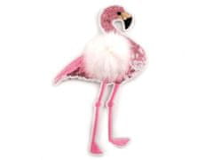 Oglaševalni flamingo s krznom - bel (10 kosov)