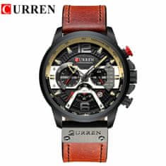Curren CURREN 8329 quartz Moški vroče prodajo ure moški zapestje Quartz Watch Factory zapestne ure reloj relogio masculino Brown-Black