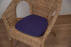 Ljubki dom Podsedák na židli Standard tmavě fialový