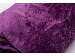 Ljubki dom Deka mikrotkanina VIOLET 200x230 cm temno vijolična