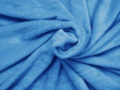 Ljubki dom Kraljevsko modra mikropliš deka VIOLET, 200x230 cm