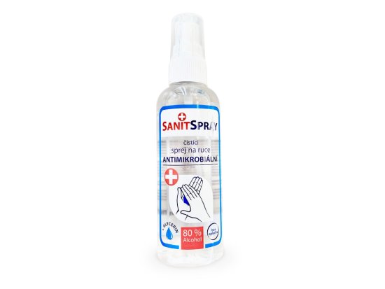 Ljubki dom SANITGEL Čistící sprej na ruce antimikrobiální 150 ml