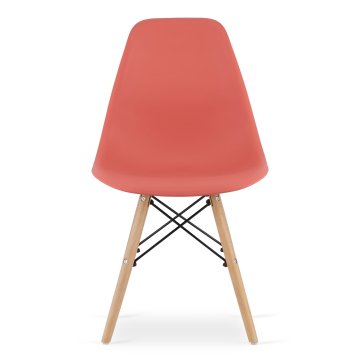 Ljubki dom Koralno rdeči stol YORK OSAKA