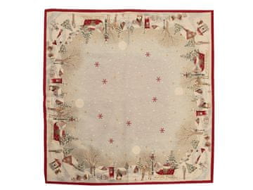 Ljubki dom Božični prt 90x90 cm Božično vzdušje