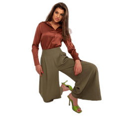 ITALY MODA Ženske hlače MINAI khaki DHJ-SP-7723.09_405714 S
