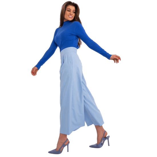 ITALY MODA Ženske hlače CULLOTE svetlo modre barve DHJ-SP-7723.11_405715