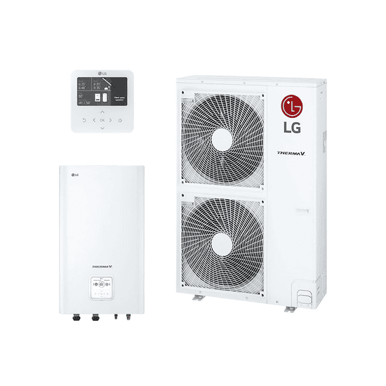 LG toplotna črpalka split R410A Z MONTAŽO IN BOJLERJEM HU163MA.U33 + HN1636M.NK5 + Bojler 200L (16 kW)
