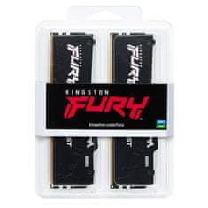 Kingston Fury Beast RAM pomnilnik, 64 GB, 5200 MT/s, DDR5, CL40, XML, RGB, 2 kos (KF552C40BBAK2-64)