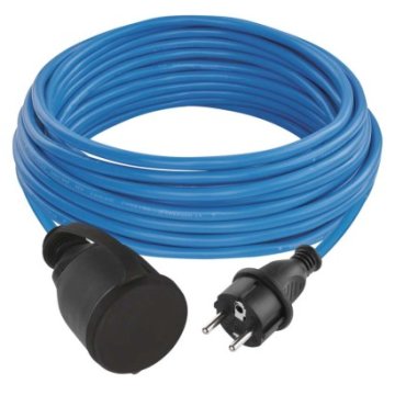 Emos Vremensko odporen podaljšek 10 m / 1 vtičnica / črna / silikon / 230 V / 1,5 mm2