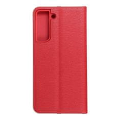 OEM LUNA Book Gold torbica za SAMSUNG S21 FE rdeča