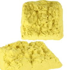 slomart Kinetični pesek 1 kg v vrečki rumene barve