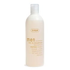 Ziaja Gel za tuširanje in šampon Mountain Pepper Men (Gel & Shampoo) 400 ml