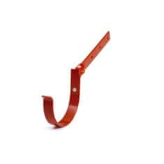 Bryza BRYZA Kovinski kavelj za žlebove Ø 125 mm, opečnato rdeča RAL 8004
