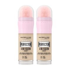 Maybelline Instant Anti-Age Perfector 4-In-1 Glow Set 2x puder 20 ml Odtenek 01 Light