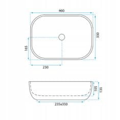 shumee Umivalnik BELINDA ASH - pultni, SKU REA-U3324