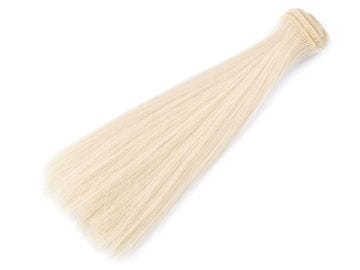 Lasulja / lasje za lutke 20 cm - blond najsvetlejša